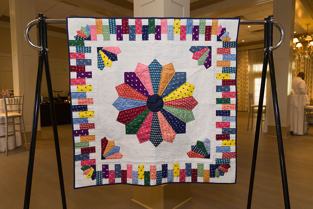 Cohn Lifland's one-of-a-kind tie quilt